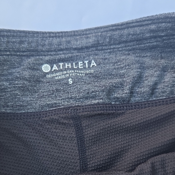 Athleta Gray Mini Skater Skirt for Athletic Wear - Picture 2 of 5